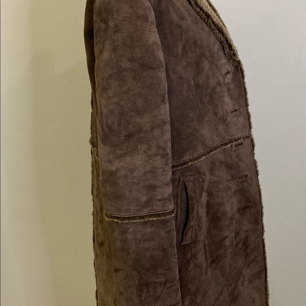 Express-Genuine Leather Womans Trenchcoat. - Picture 3 of 8